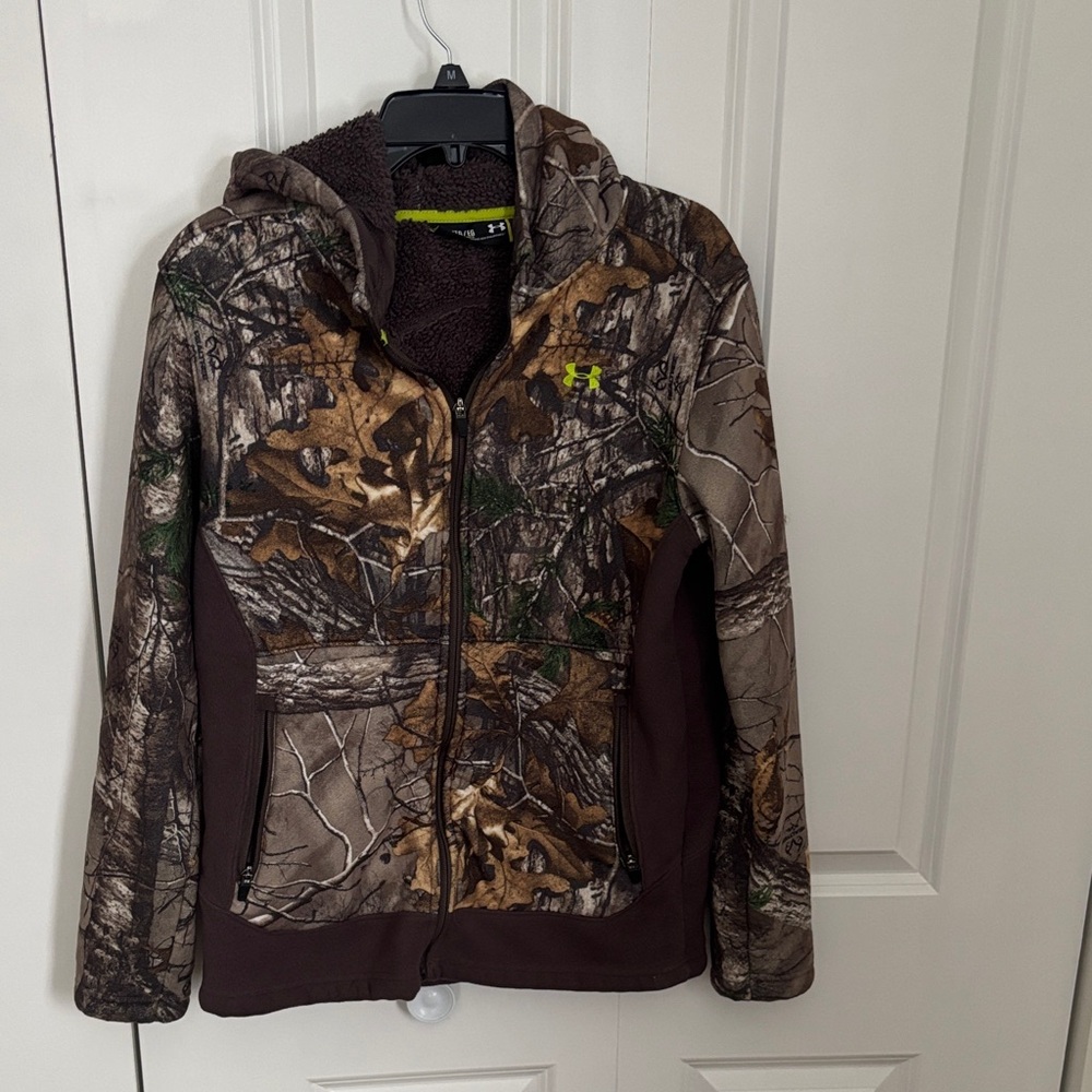 Under Armour Kids Woodland Camo Puffer Jacket